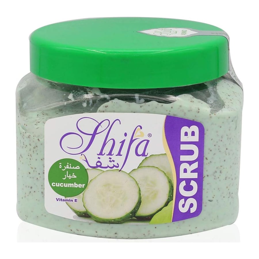 Shifa Face and Body Scrub with Cucumber Extract – 300 ml