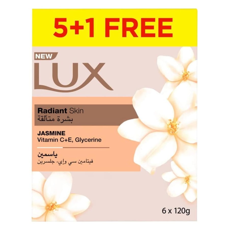 Jasmine soap for radiant skin from Lux – 6 pieces × 75 grams