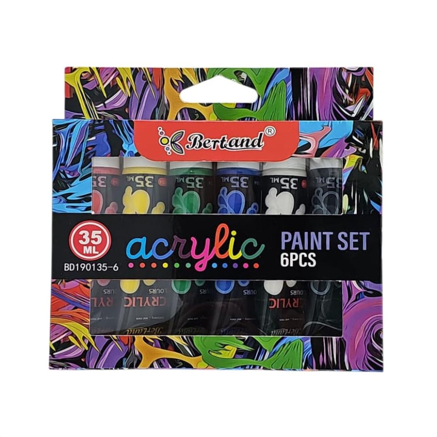 Acrylic color set of 6 tubes × 35 ml | BD190135-6