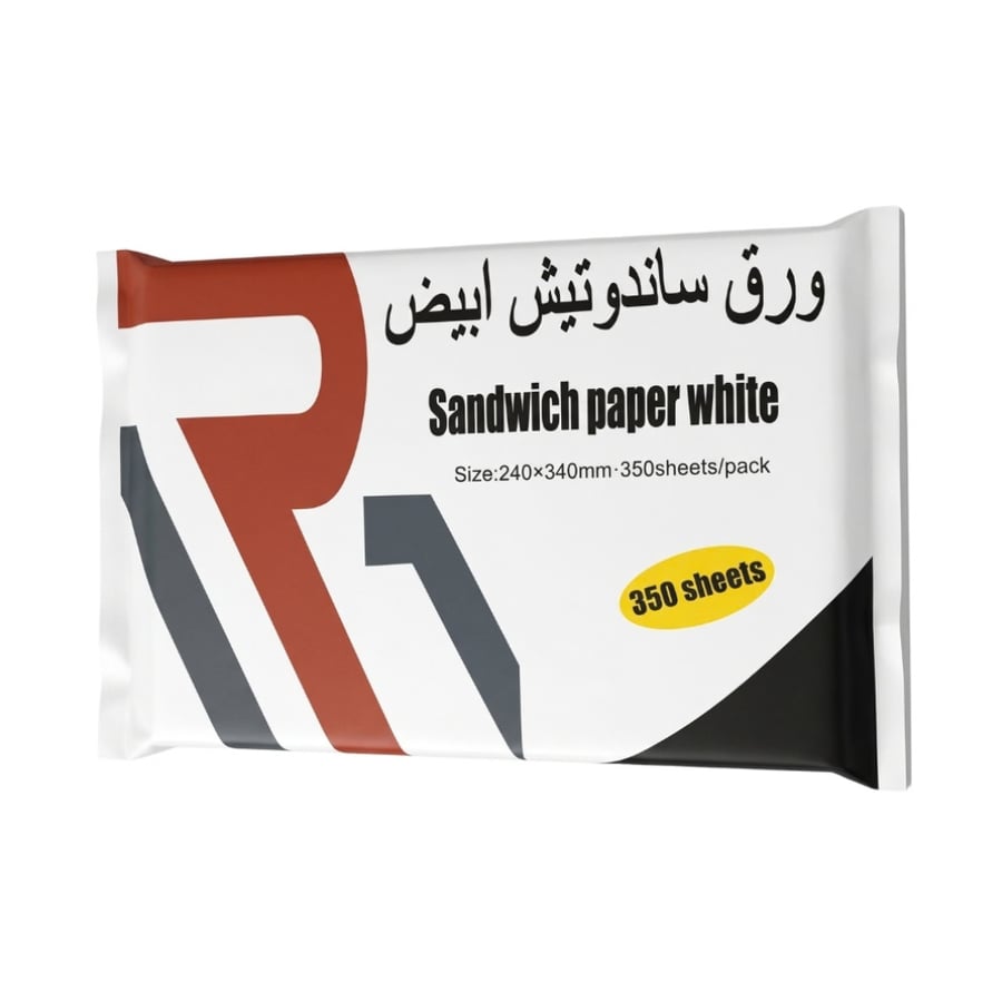 ورق ساندوتش أبيض مقاس 340 × 240 مم – 350 حبة