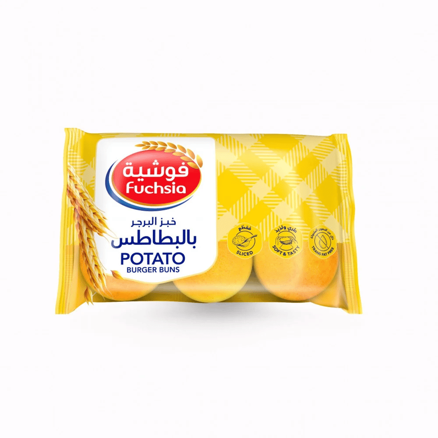 خبز برجر بالبطاطس | 6 حبات |