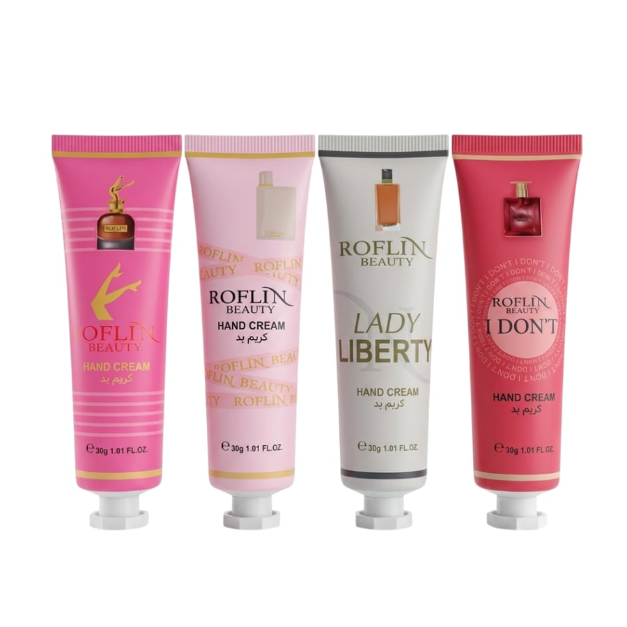 روفلين بيوتي كريم مرطب ومعطر لليد بروائح عطرية - 4 حبات × 30 جرام