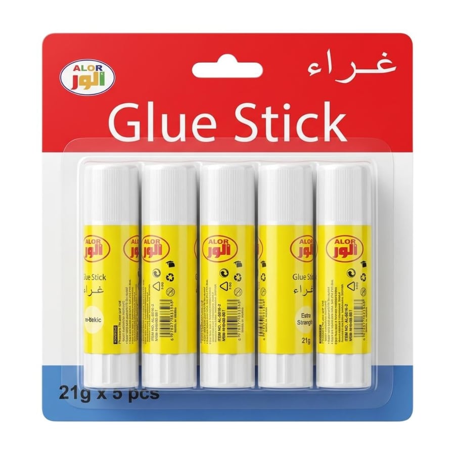 ألور طقم غراء أصابع – 5 حبات × 21 جرام