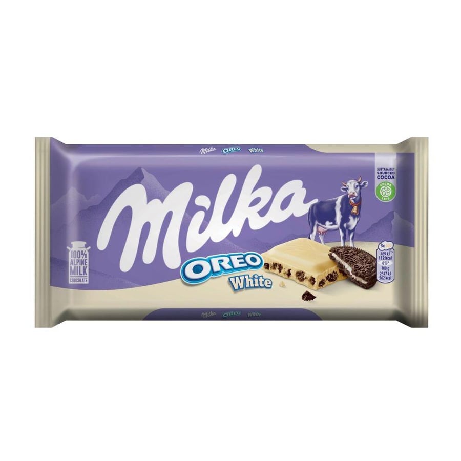 Milka chocolate with various flavors – 95 grams