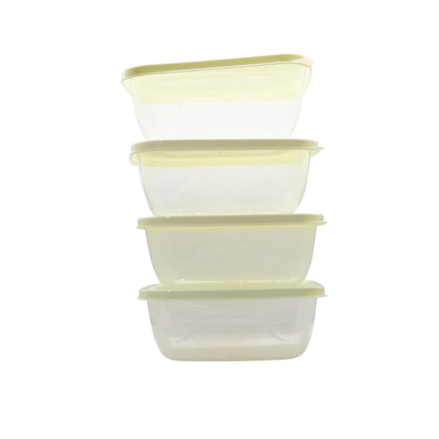 Plastic storage container set | 4 pieces | Al Wissam AL 10605-2