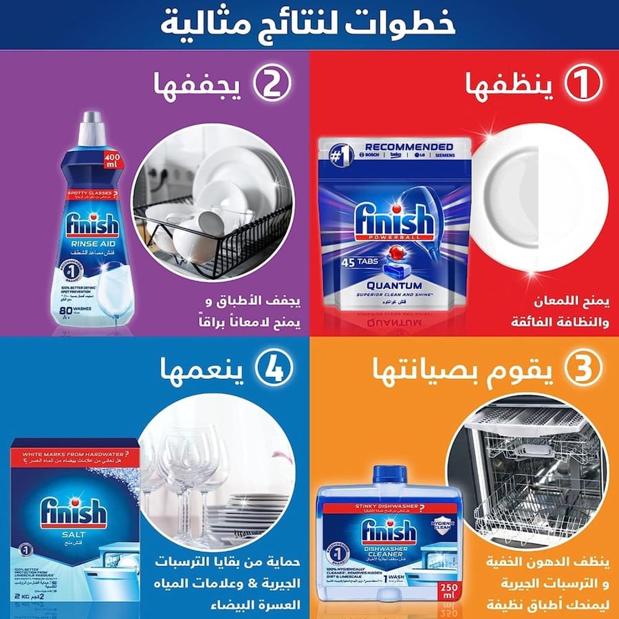 Dish and plate cleaner from Finish in gel form - 1000 ml