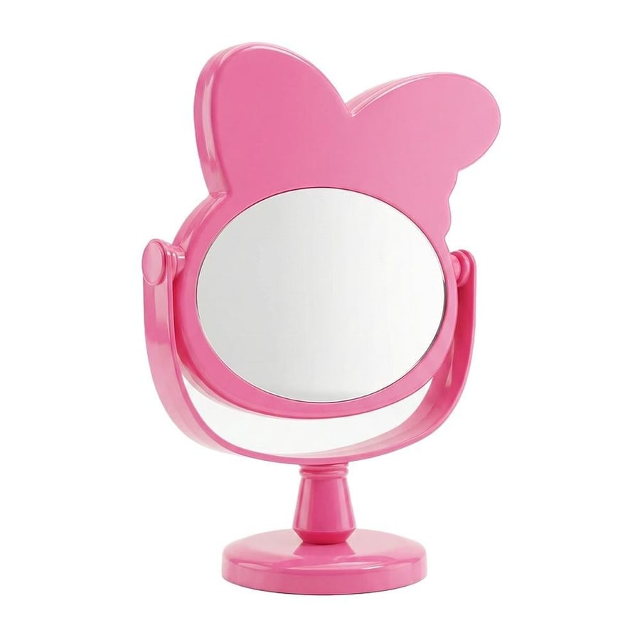 My Melody mirror with a multicolored plastic frame