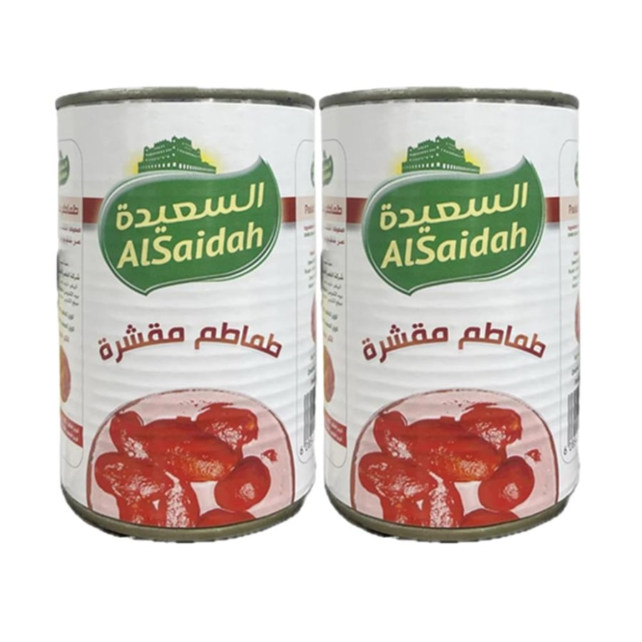 Pe peeled tomatoes from Al Saeeda – 2 × 400 grams