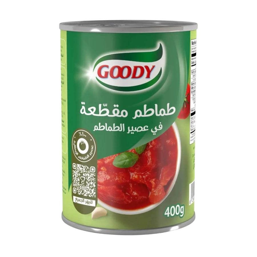 جودي طماطم مقطعة في عصير الطماطم - 400 جرام