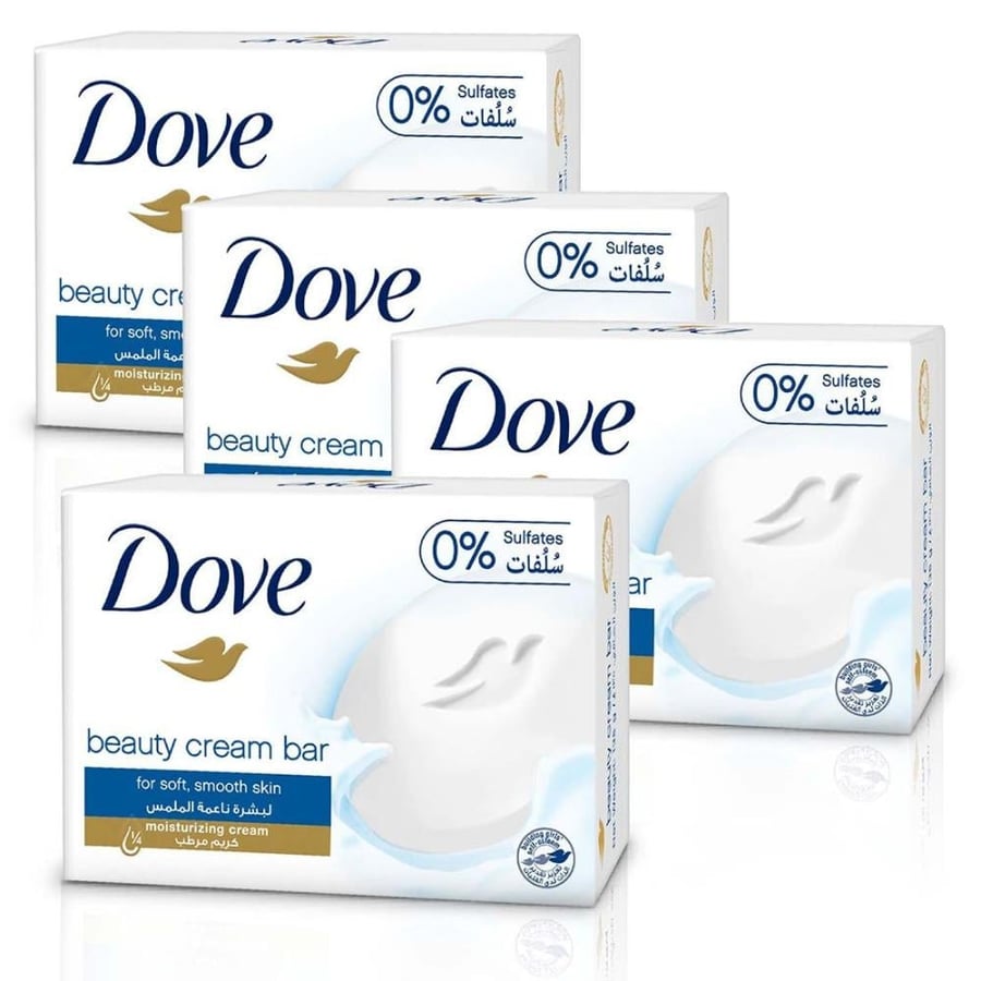Dove white soap | 4 pieces | 75 grams