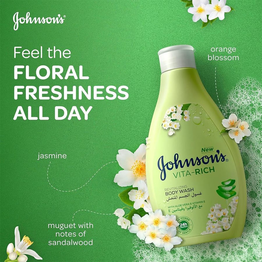 Johnson Refreshing Body Wash with Aloe Vera – 250 ml