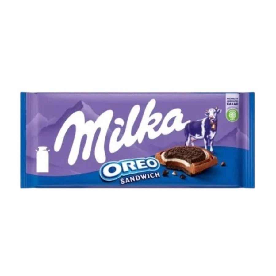 Milka chocolate with various flavors – 95 grams