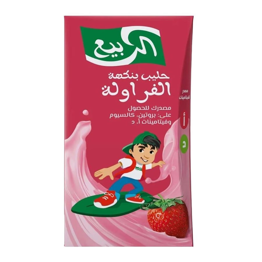Spring milk with strawberry flavor – 6 pieces × 120 ml