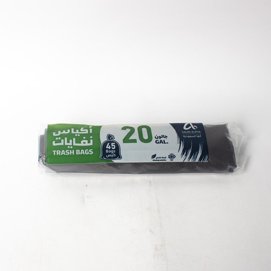 Black 20-gallon waste 10 rolls 20104