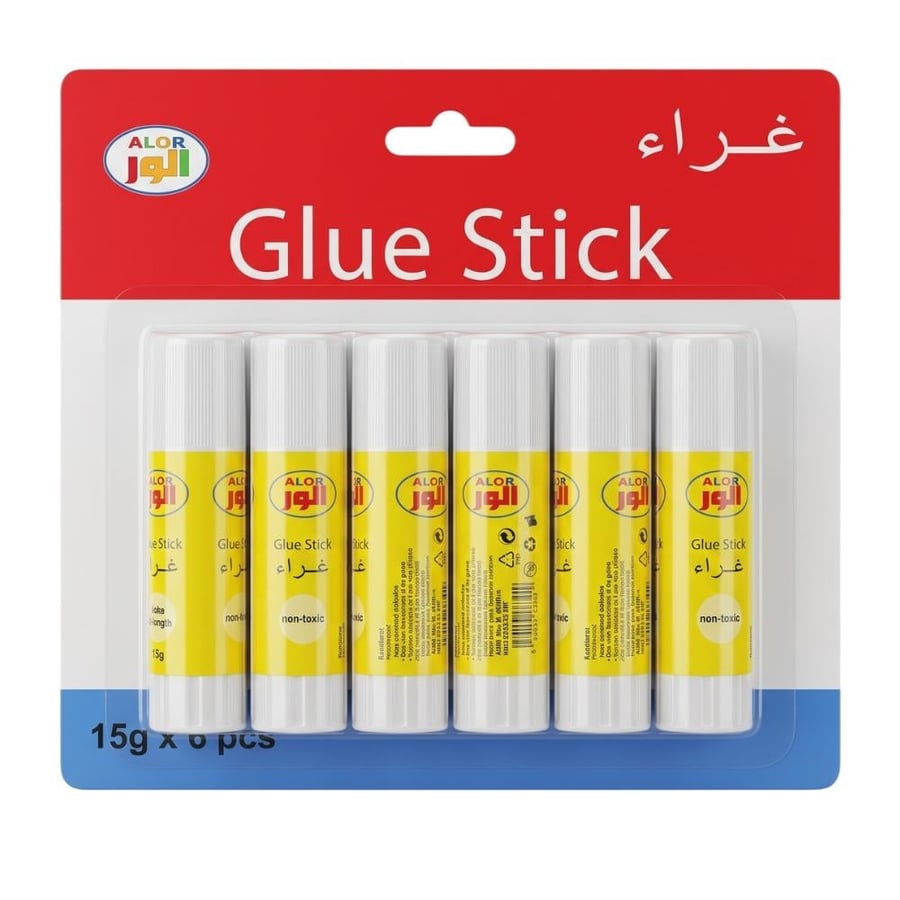 ألور طقم غراء أصابع – 6 حبات × 15 جرام