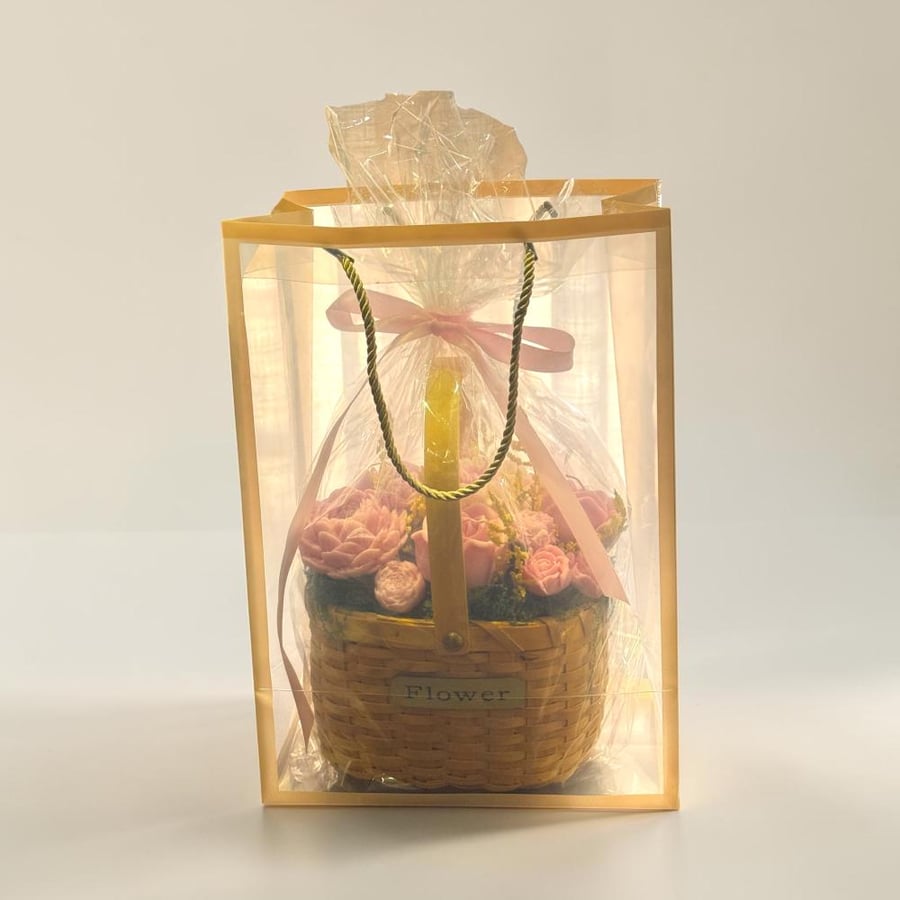 سلة شموع معطرة