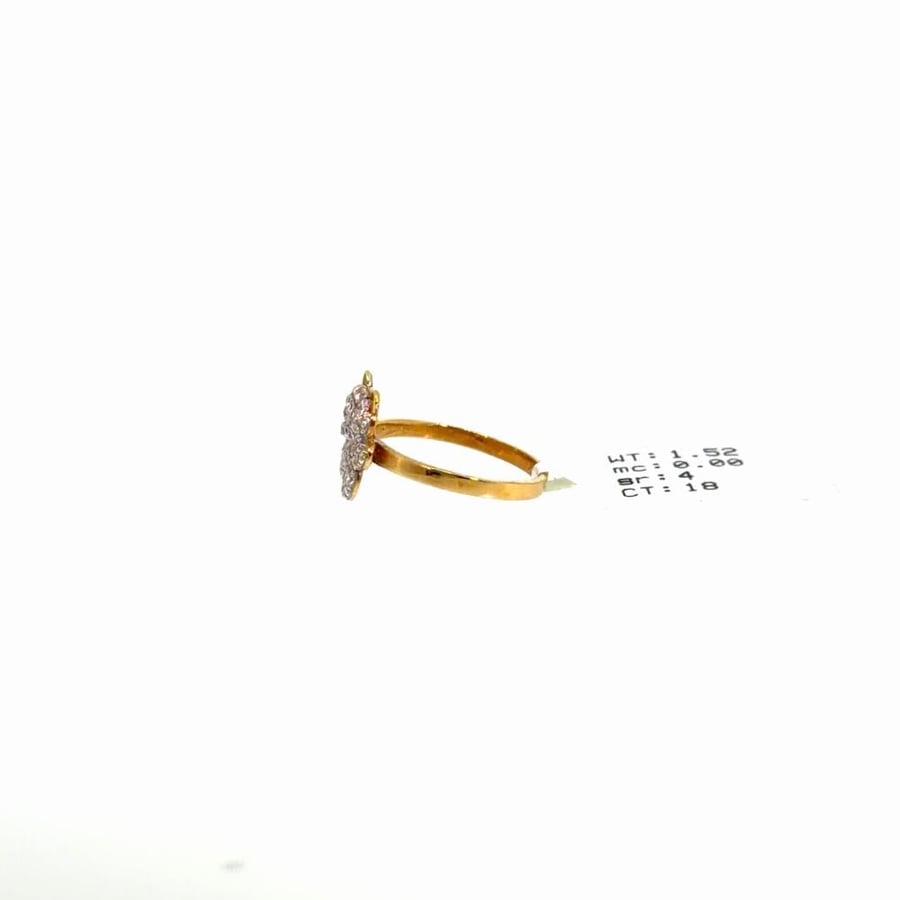 خاتم دبدوب - ذهب عيار 18