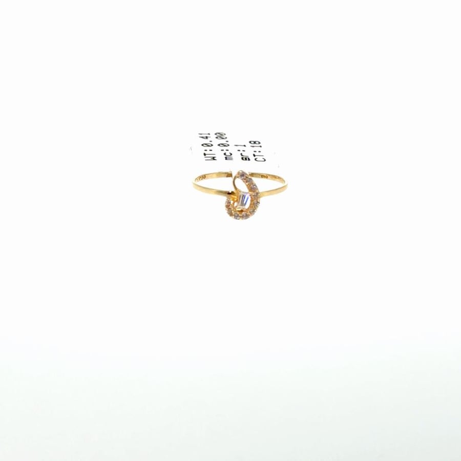 خاتم ناعم للاطفال - ذهب عيار 18