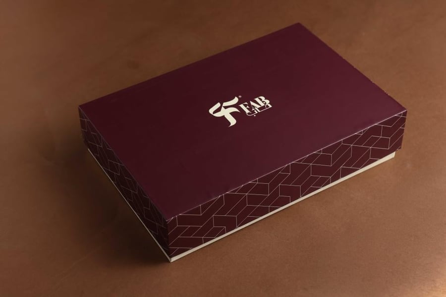 فاب  | 1 شتوي ( أوف وايت) جوخ طراز ايطالي مقلم W63