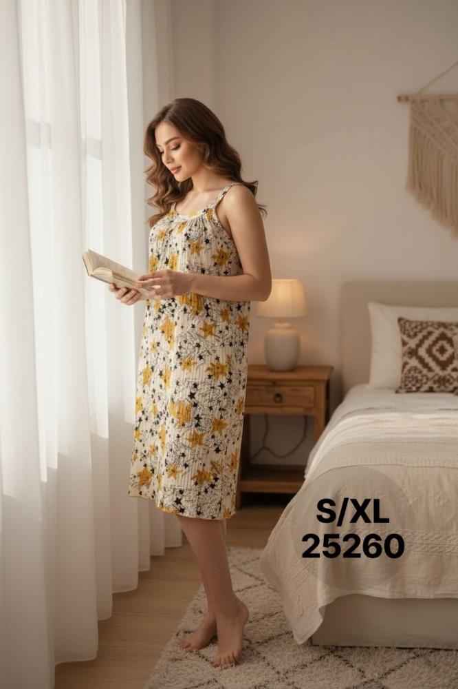 قميص نسائي استرتش ميدي S/XL 25260