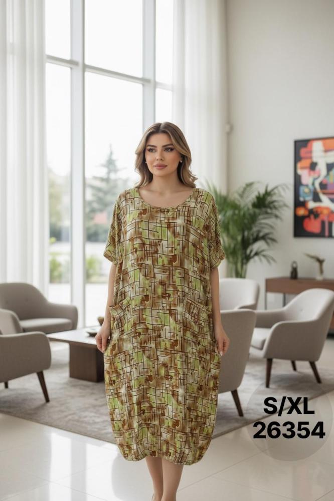 قميص نسائي ريون ميدي S/XL 26353