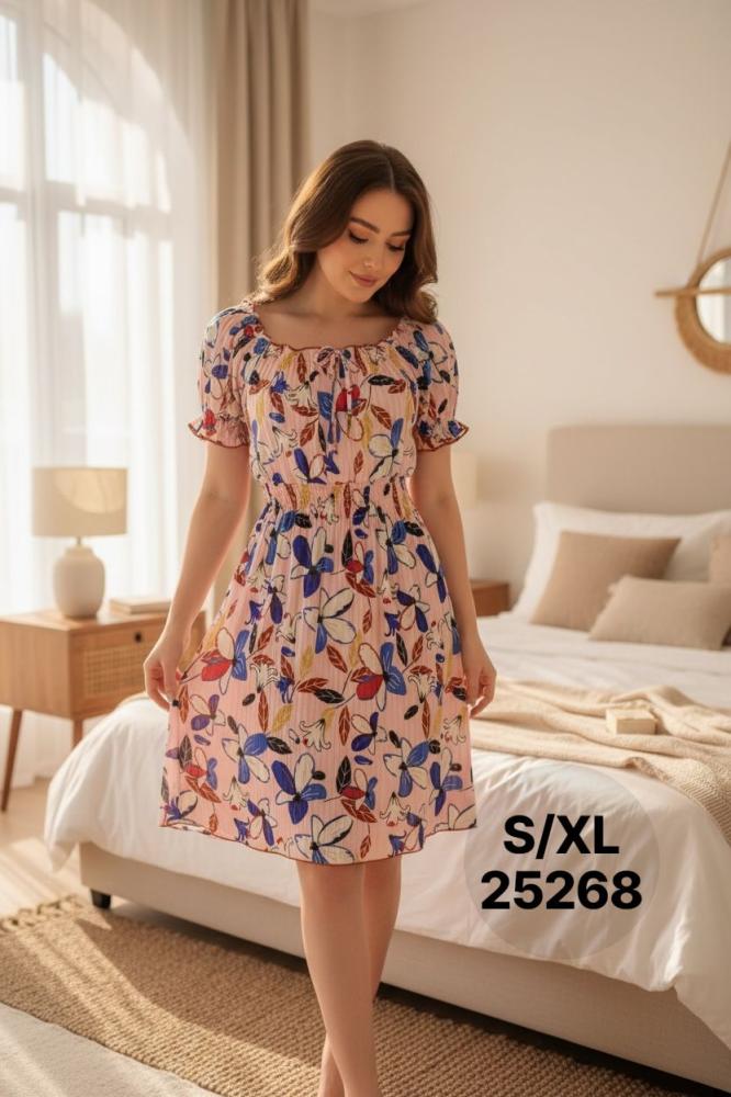 قميص نسائي استرتش ميني S/XL 25268
