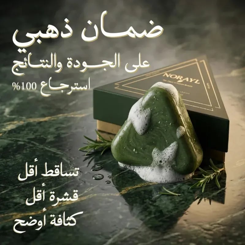 صابونة NORAYL للشعر الطبيعية لعلاج التساقط والقشرة في السعودية