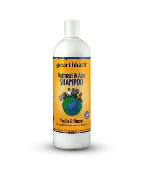 ايرثباث شامبو بالشوفان و الصبار برائحة الفانيليا و اللوز للكلاب- 472 مل