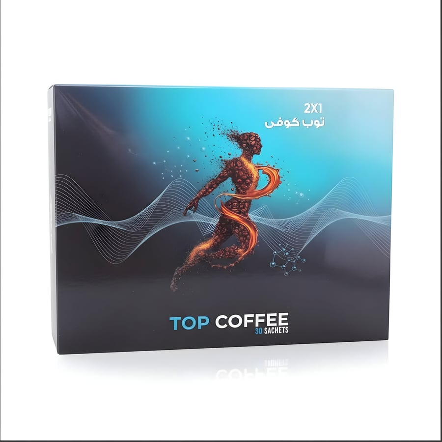 TOP COFFEE - قهوة توب بدون سكر 2*1