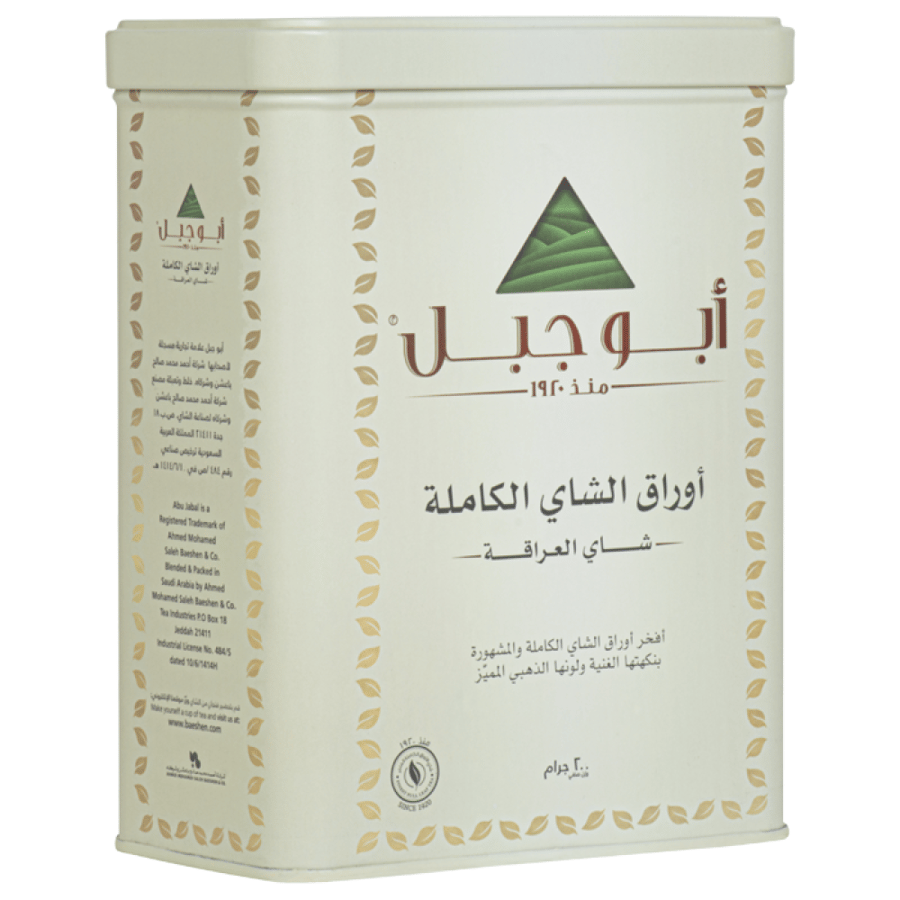 شاي ابو جبل اسود ورقة طويلة - 200 جرام
