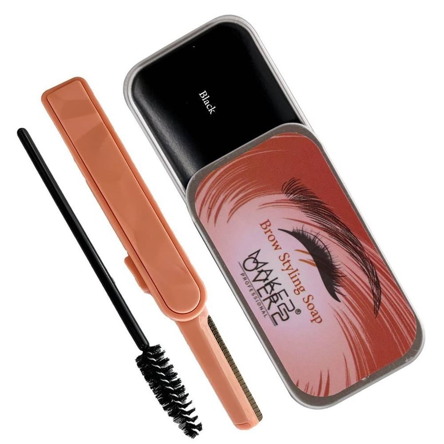 ميك اوفر 22 - صابونة لتصفيف الحواجب (اسود) BS004