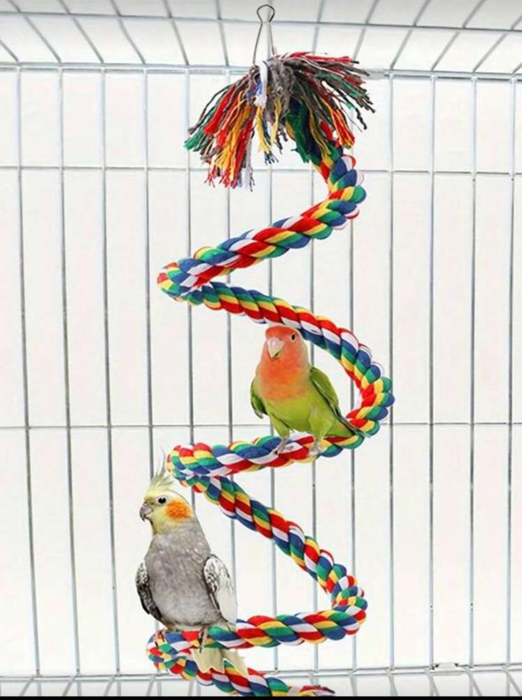 Colorful parrot bird stand for play with expandable function for bird cage