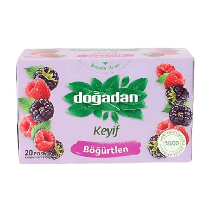 شاي فواكه مشكل بالتوت الأسود من Doğadan