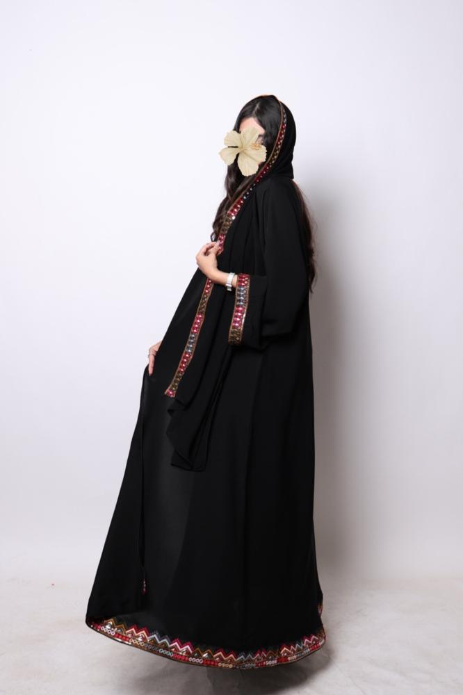 25 عباية صيفيه نص كلوش مع تطريز