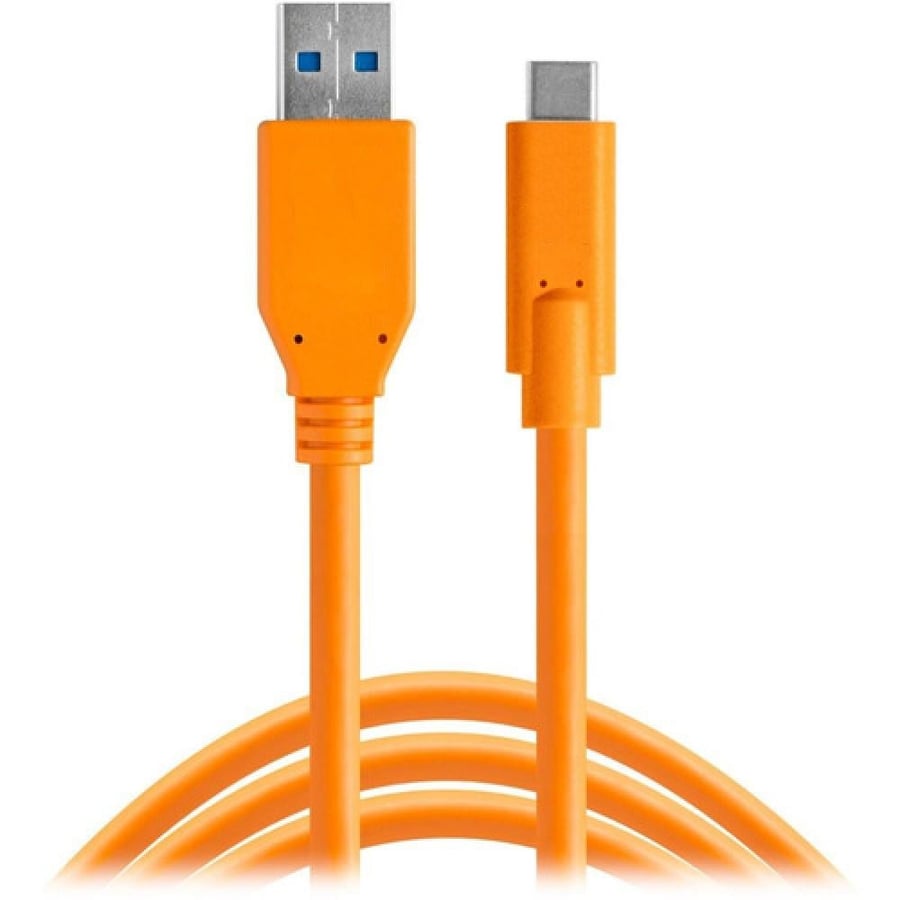 Yellowknife Tether cable camera Type C to USB 5 m Orange