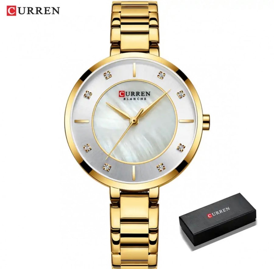 ساعة نسائية انيقة ماركة CURREN موديل 9051