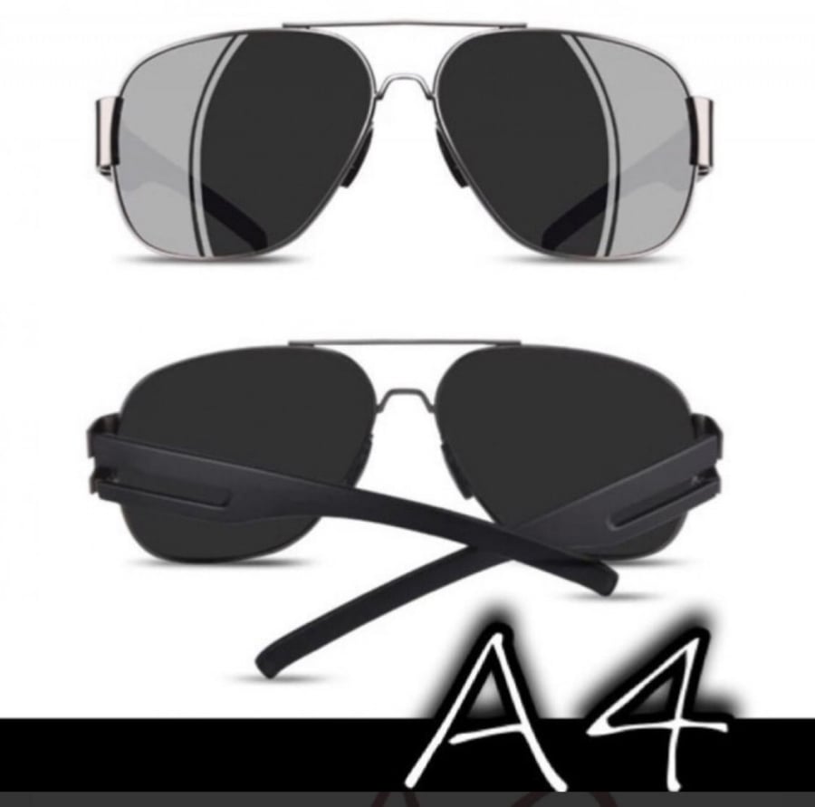 نظارة شمسية بتقنية Hd polarized رجالية رسمية A4