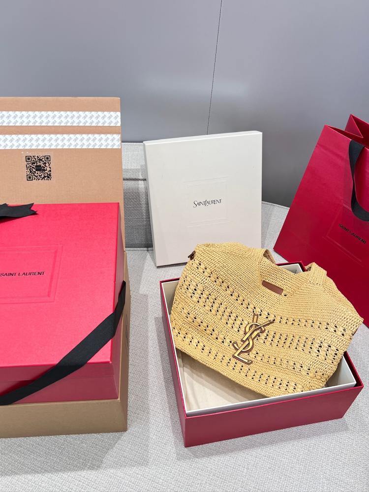 شنطة سان لوران Raffia Woven Saint Laurent