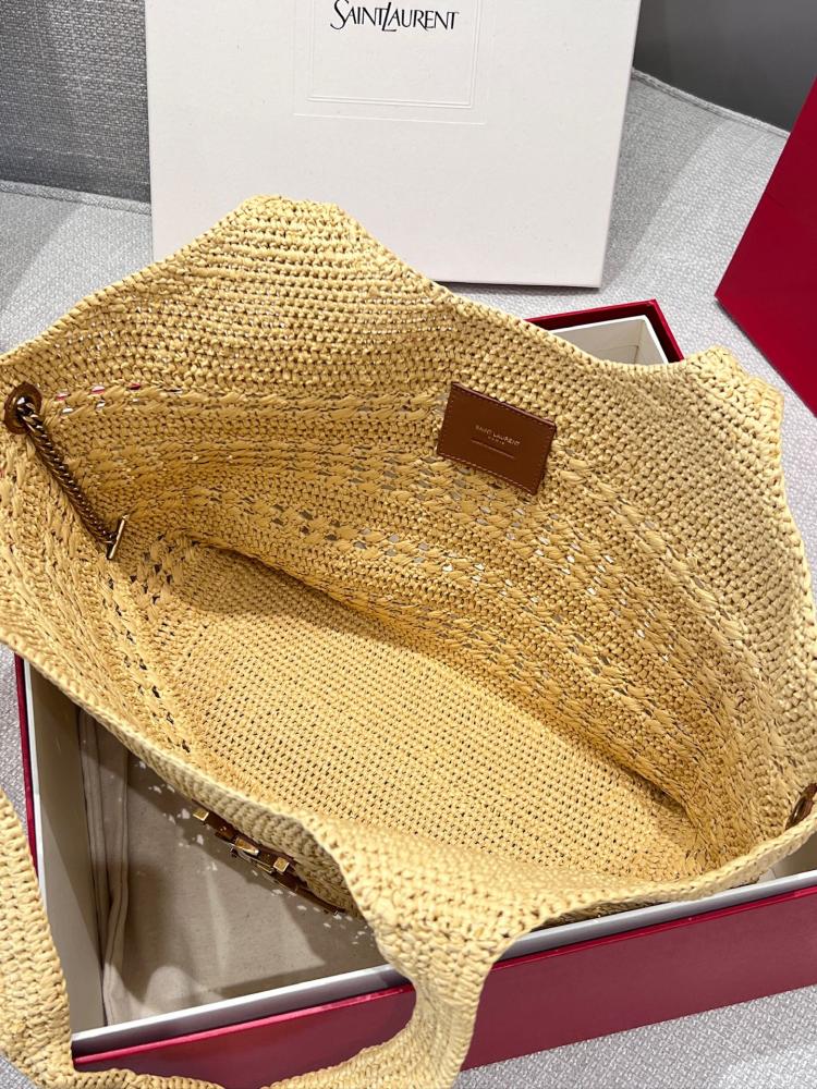 شنطة سان لوران Raffia Woven Saint Laurent