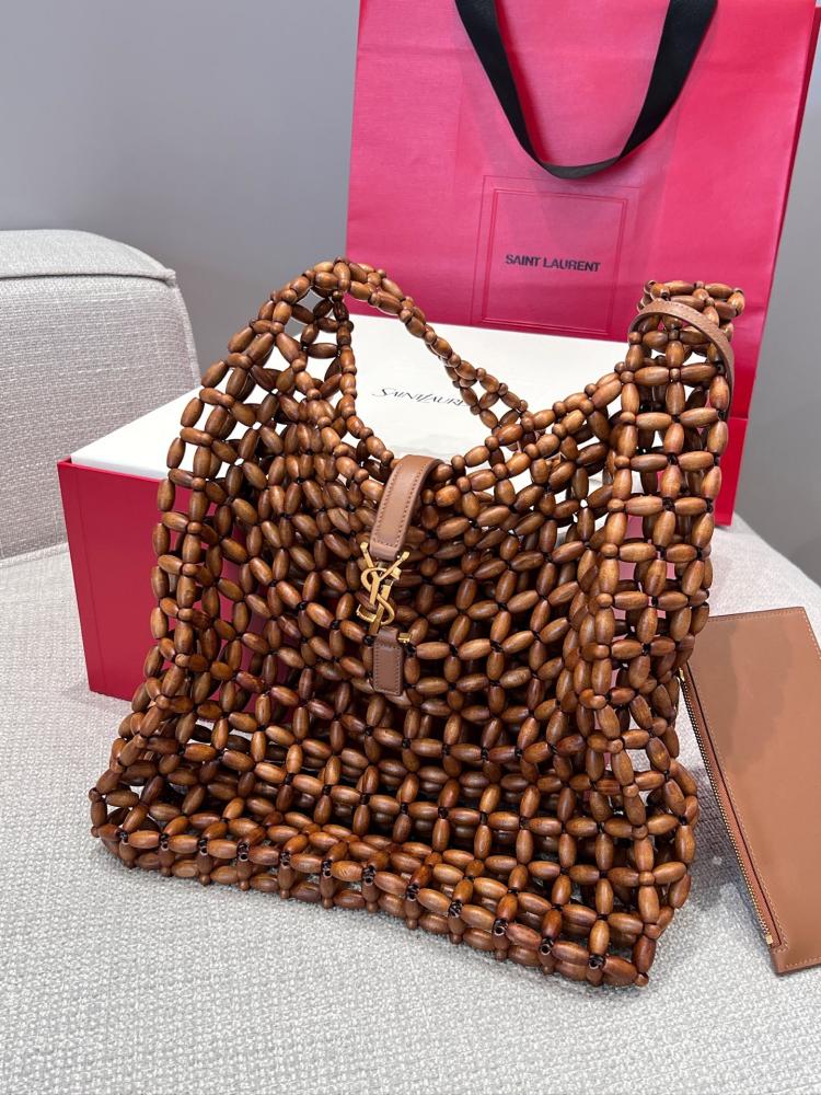 شنطة سان لوران Wooden Beads Saint Laurent