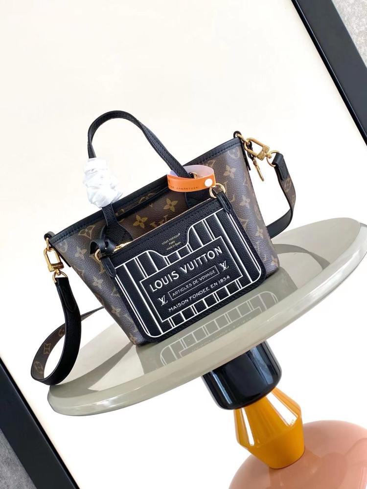 شنطة لويس فيتون Neverfull مقاس 24cm
