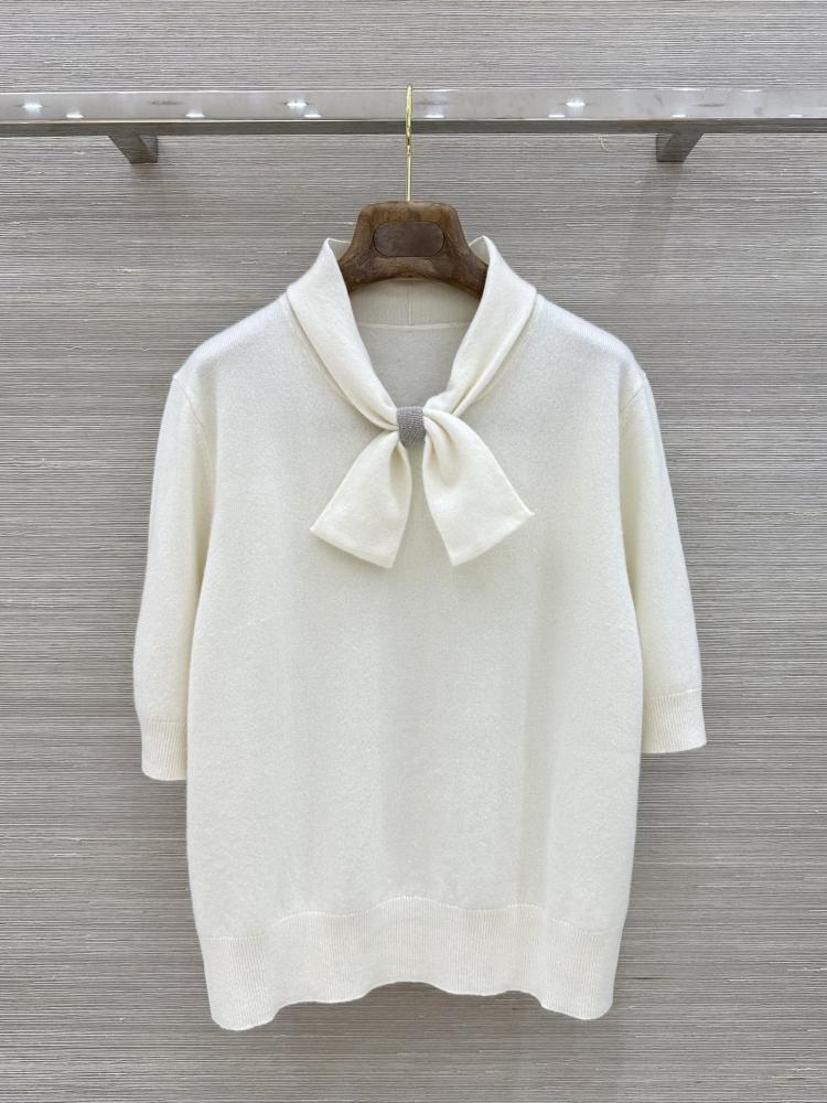 بلوزة نص كم Brunello cucinelli
