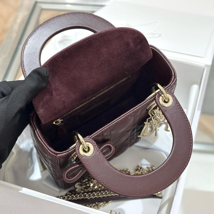 شنطة ديور Lady Dior مقاس 17cm