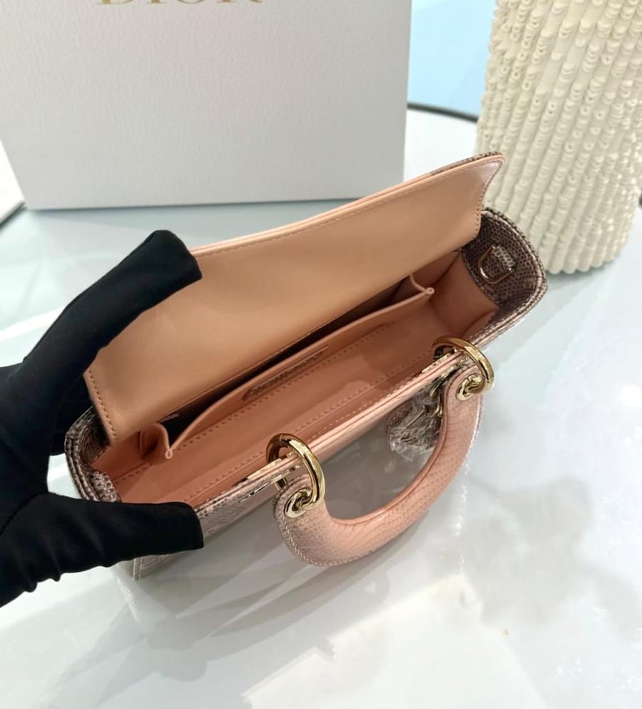 شنطة ديور Lizard Leather مقاس 22cm