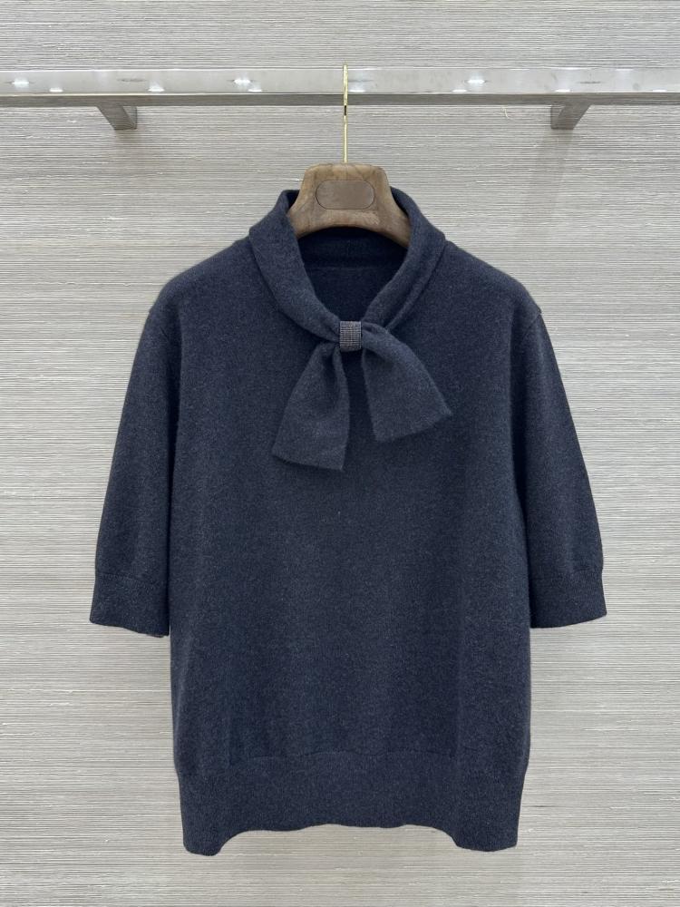 بلوزة نص كم Brunello cucinelli