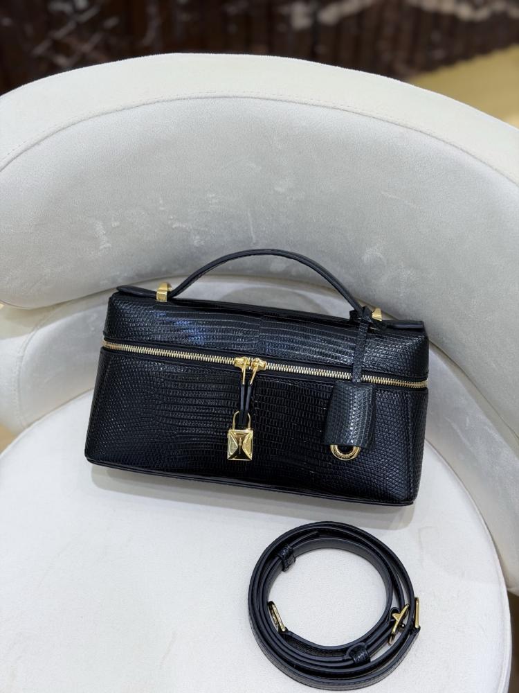 شنطة لورو بيانا Extra Poket Lizard Lora piana مقاس 23 cm
