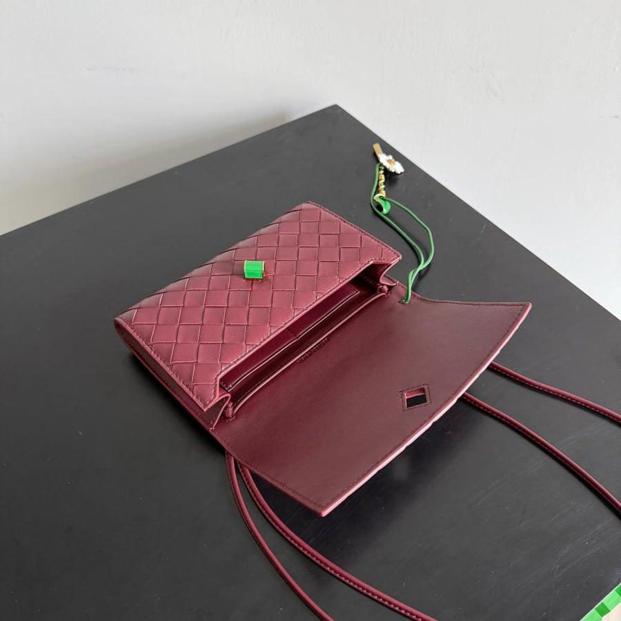 شنطة بوتيغا Andiamo pouch on strap Bottega