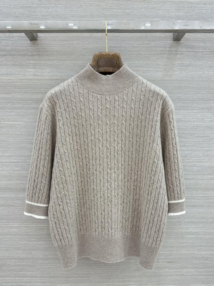 بلوزة نص كم Brunello cucinelli