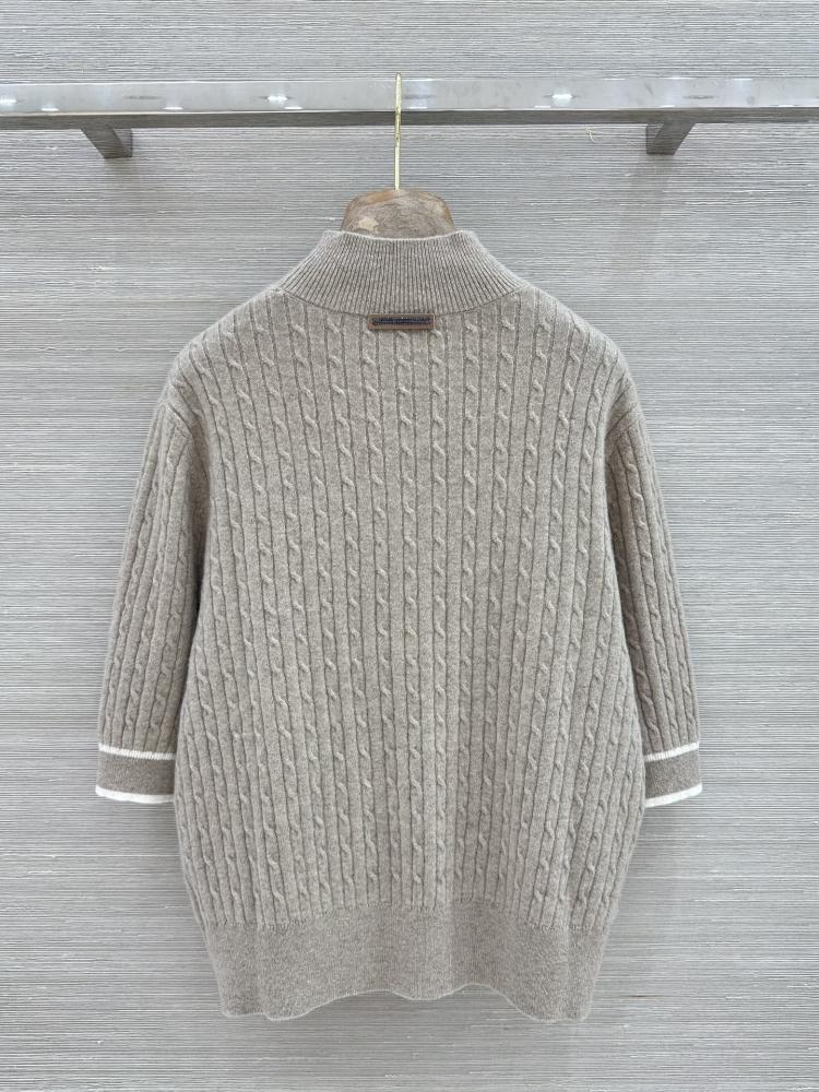 بلوزة نص كم Brunello cucinelli