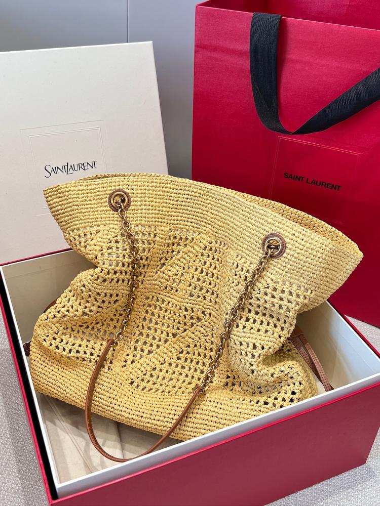 شنطة سان لوران Raffia Woven Saint Laurent